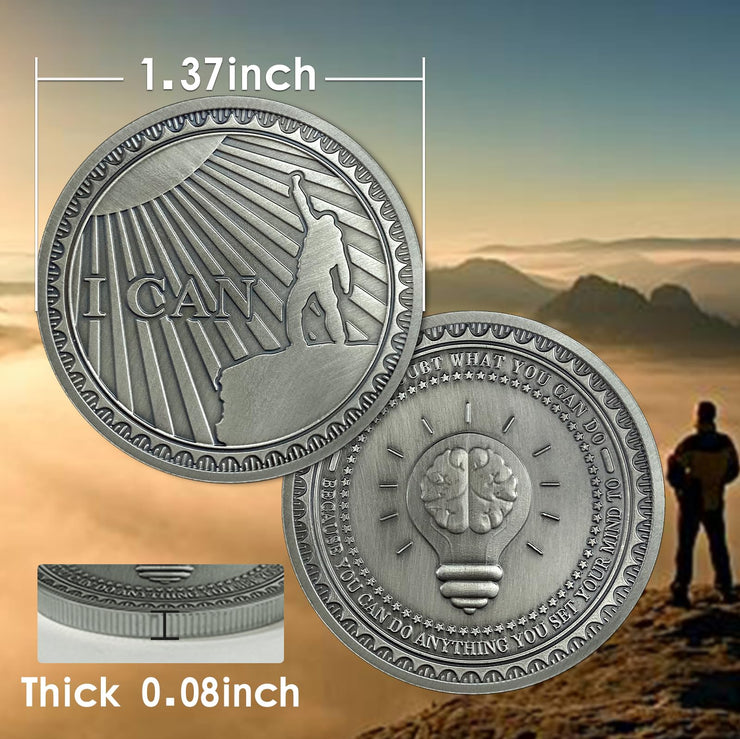 I Can Inspirational Challenge Coin