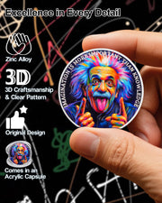 Albert Einstein Inspirational Coin