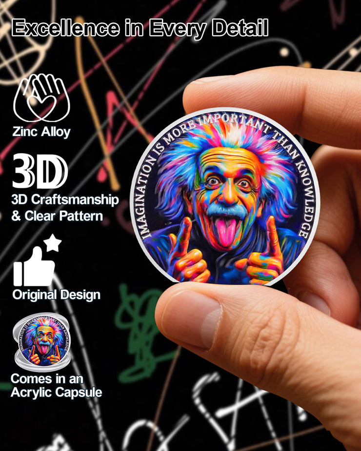 Albert Einstein Inspirational Coin