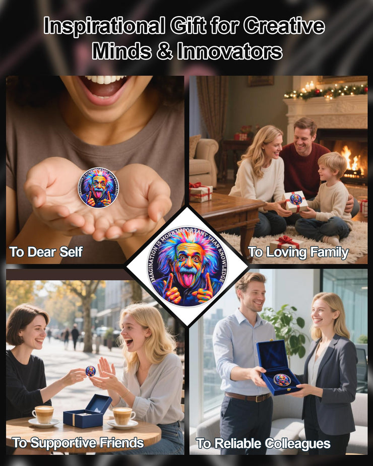 Albert Einstein Inspirational Coin