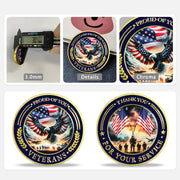 Thank You for Your Service Military Veterans Challenge Coin