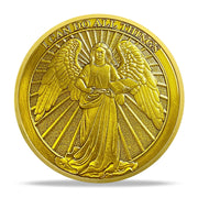Christian Angel Radiance Religious Challenge Coin