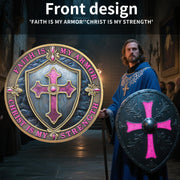 Christian Protective Shield Religious Prayer Challenge Coin