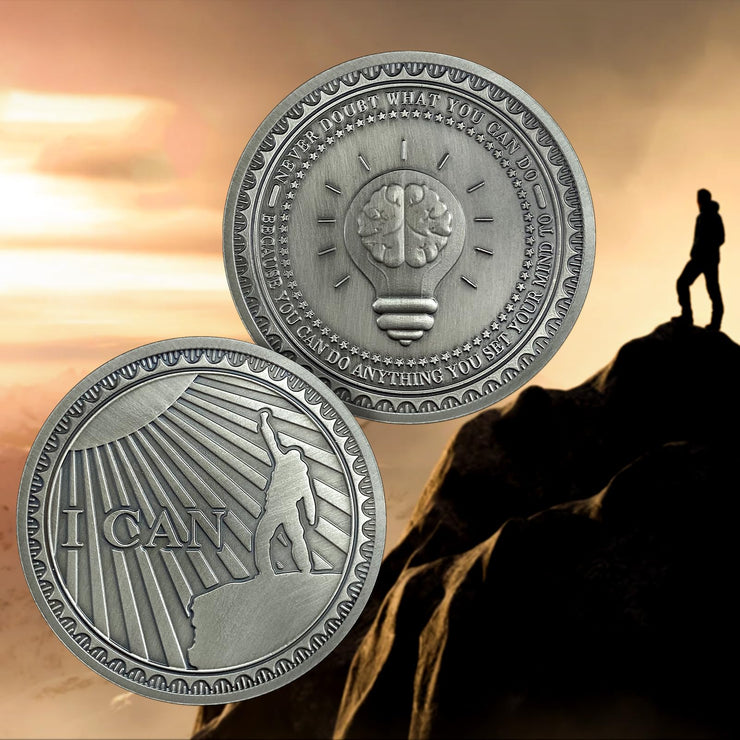 I Can Inspirational Challenge Coin