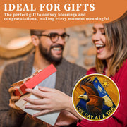 Eagle Sobriety Coin – “One Day at a Time” AA Medallion