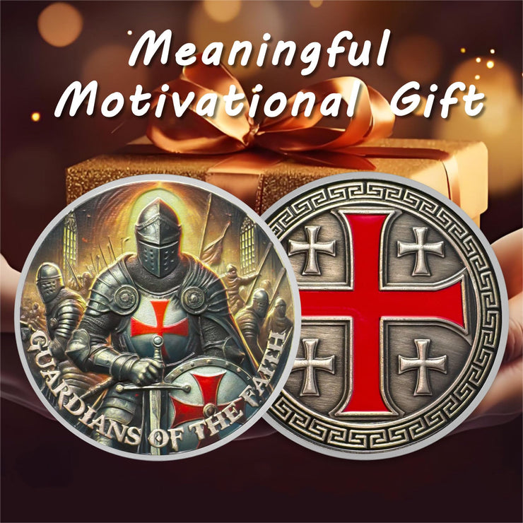 Knights Templar Coin Christian Knight Challenge Coins