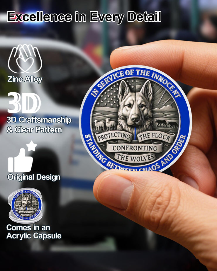 Working Dog Memorial Police Coin