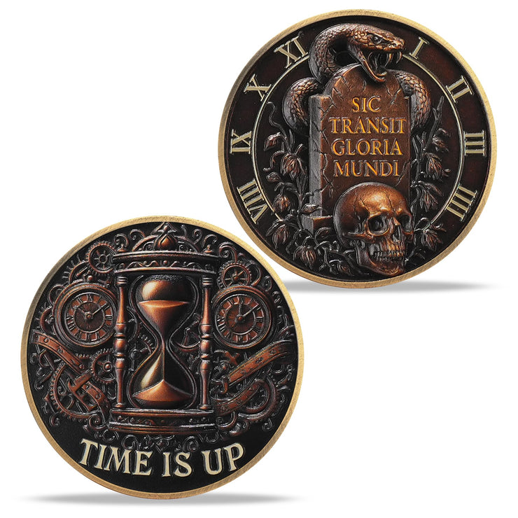 Memento Mori Stoic Skull Coin