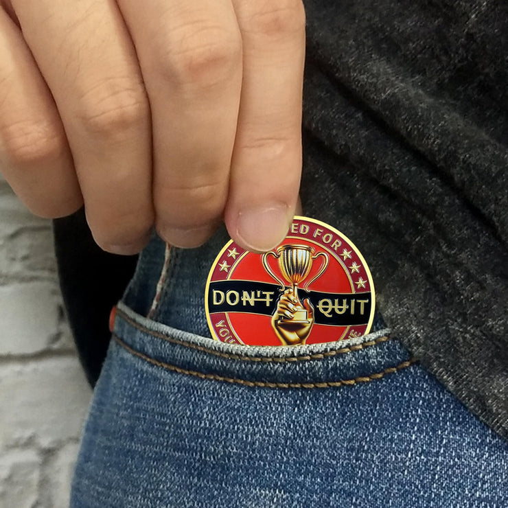 I CAN Motivational Challenge Sobriety Coin