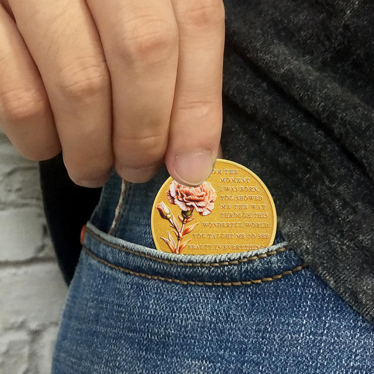 Virgin Mary and Holy Child Jesus Christian Coin