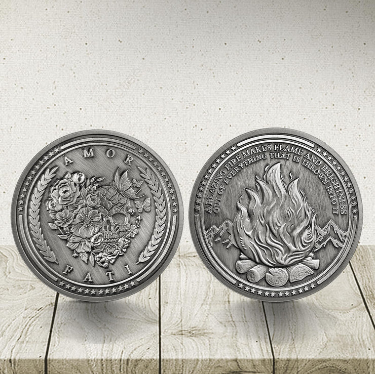 Amor Fati Coin Reminder Token Stoic Challenge Coin