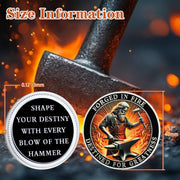 Blacksmith Forged in Fire Motivational Challenge Coin