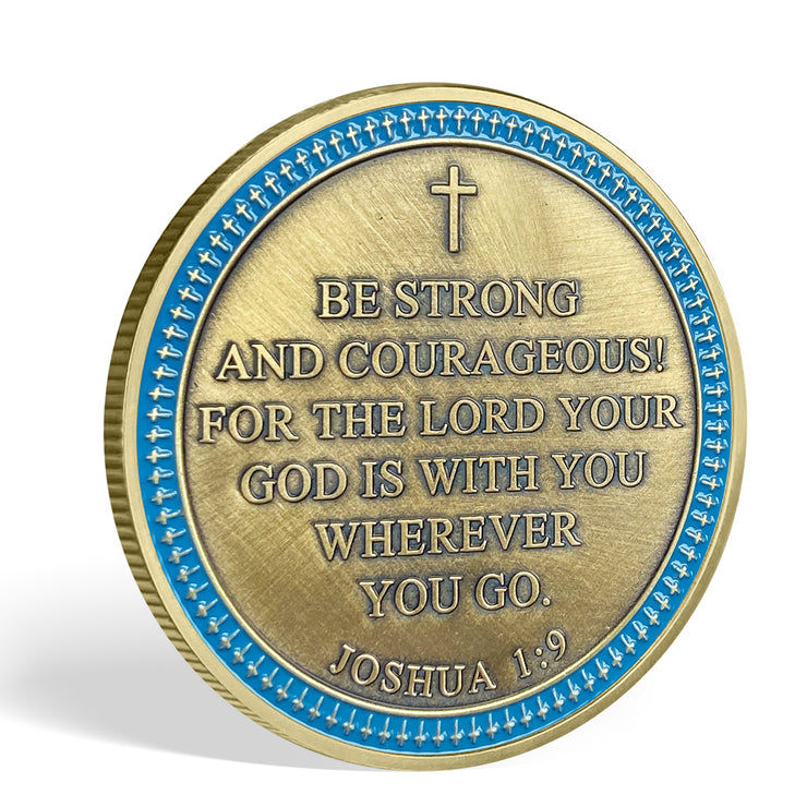 Lion of Judah Crosses Challenge Coin