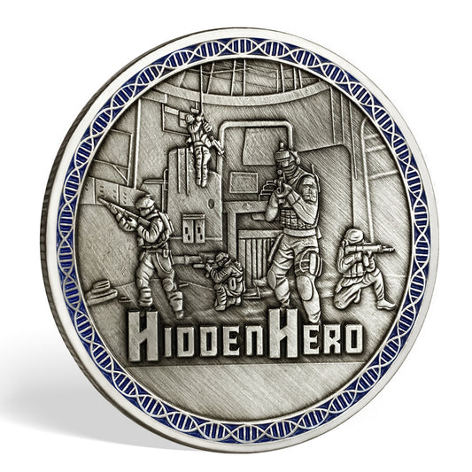 Hidden Hero Police Challenge Coin