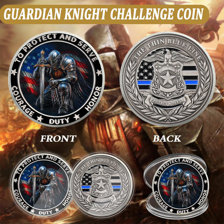 Knight Guardian Challenge Coin