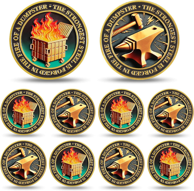 Original Dumpster Fire Challenge Coin