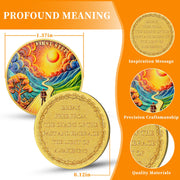 Traveler's Path First Step Sobriety Coin
