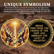 Breaking The Shackles Affirmation Sobriety Coin