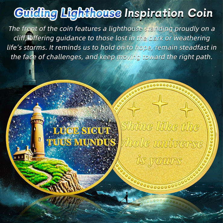 Guiding Lighthouse Inspiration Coin