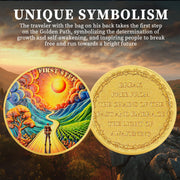 Traveler's Path First Step Sobriety Coin