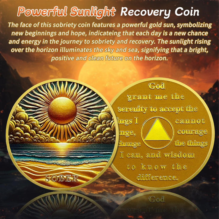 Gold Recovery Sunlight Reborn from Dark Sobriety Coin