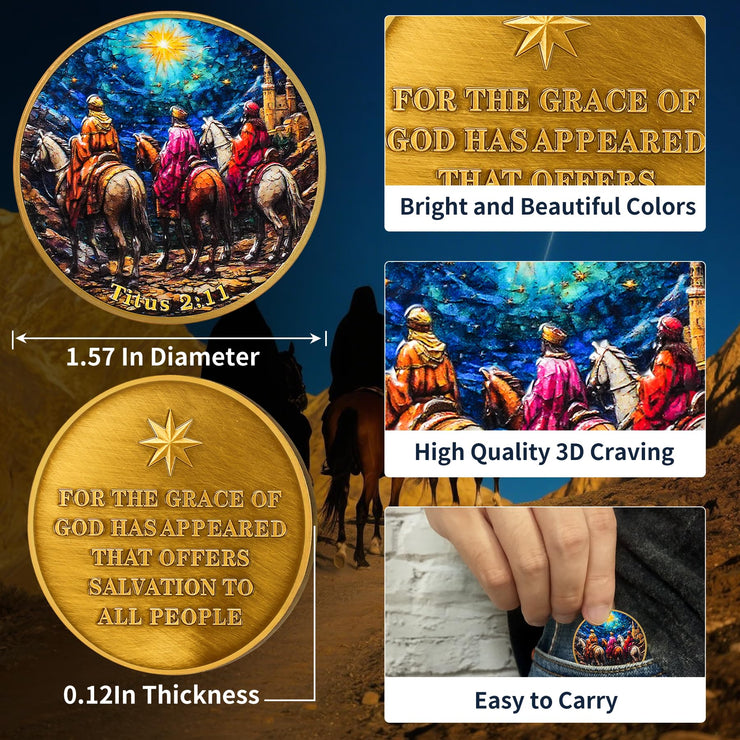 Three Oriental Doctors Prayer Christian Challenge Coin