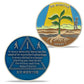 1 Month 1 Year Mountains and Highways Commemorative Gift Sobriety Coin