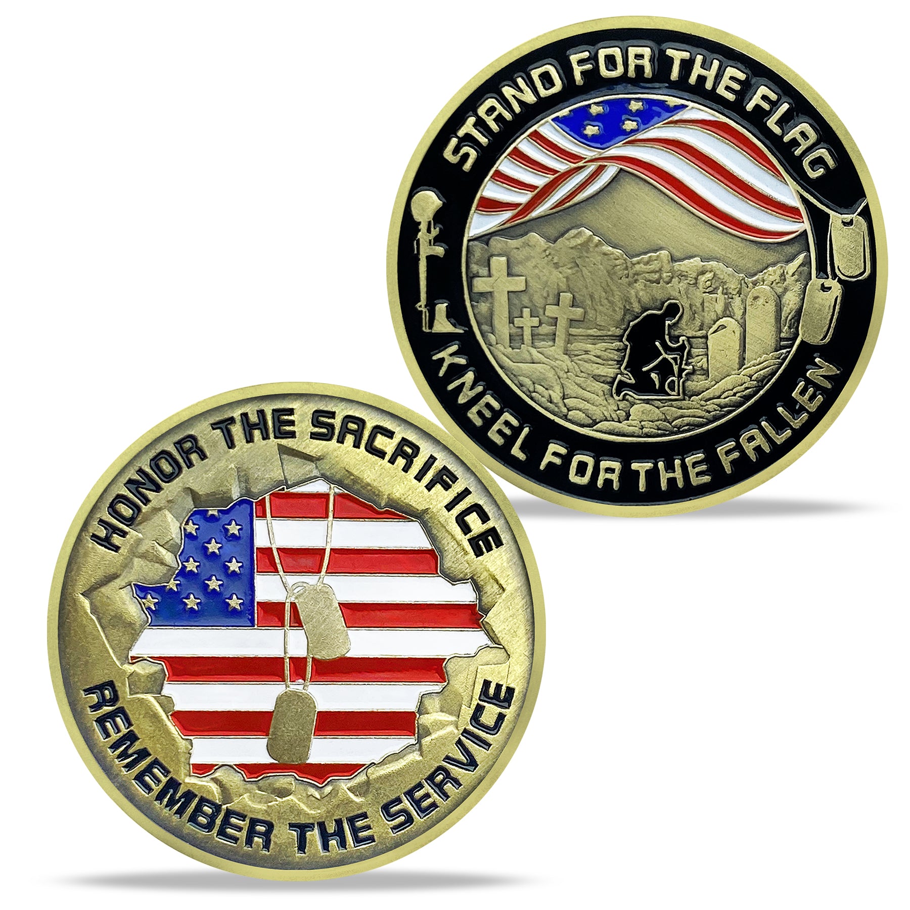 Retired Veteran Challenges Coin Gifts