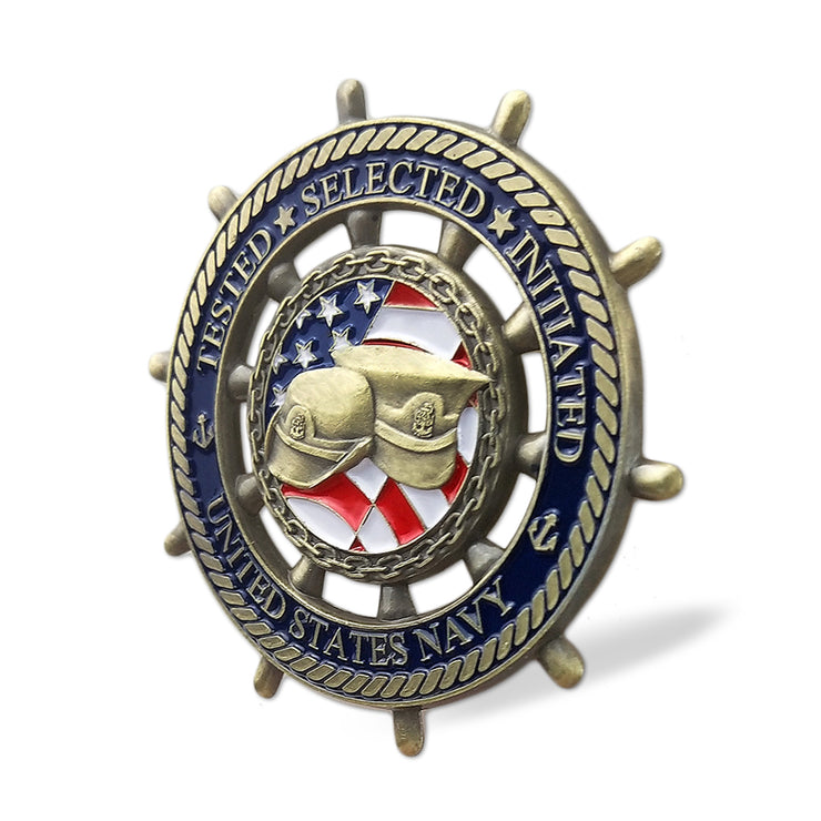 U.S. Navy Rudder Challenge Coin Navy Commemorative Gift
