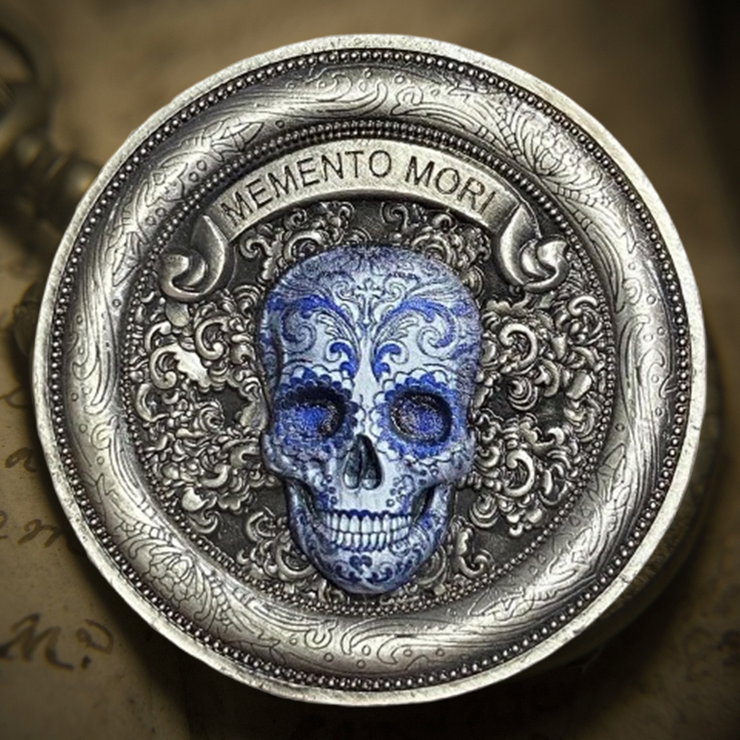 Carpe Diem Momento Mori Stoic Memento Mori Challenge Coins
