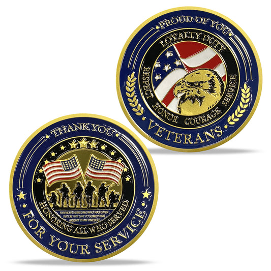 US Proud of You Military Challenge Coin