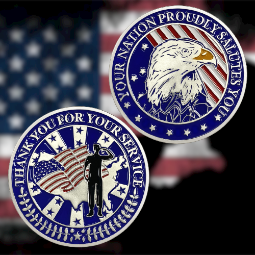 U.S. Army Flying Eagle Challenge Coin