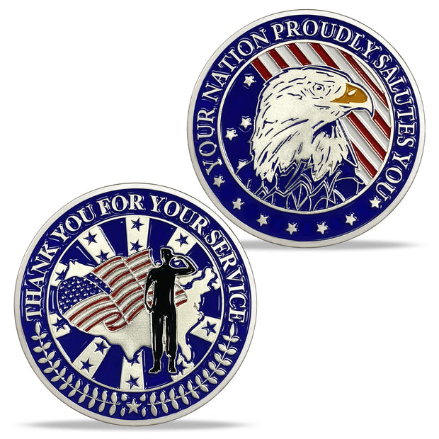 U.S. Army Flying Eagle Challenge Coin