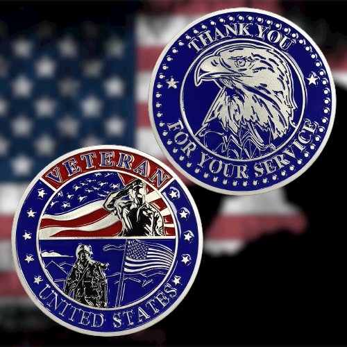Veteran Challenge Coins-Thank You For Your Service