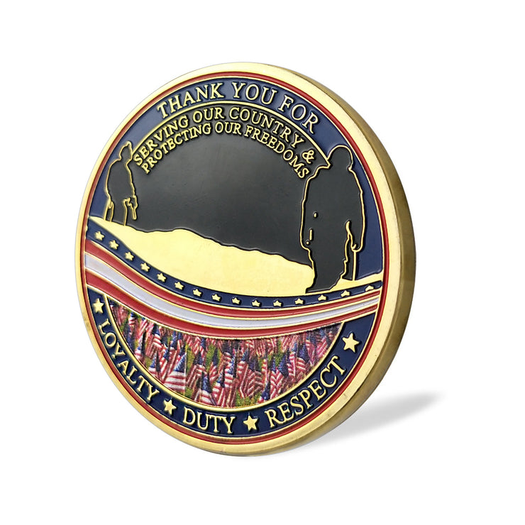 Serving Our Country Veteran Challenge Coin