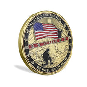 5 Pcs Veterans Military Challenge Coin Retirement Gift Coin Set