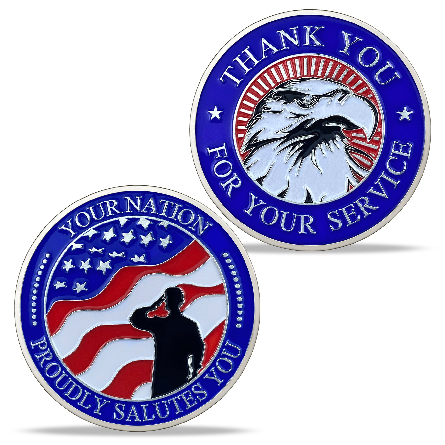 US Thank For Your Service Challenge Coin