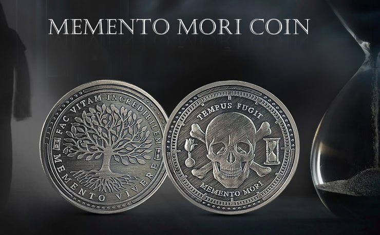 Tempus Fugit Memento Mori Fac Vitam Incredibilem Memento Vivere Challenge Coin