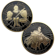 Put on the Whole Armor Of Gold Coins-Breastplate Helmet