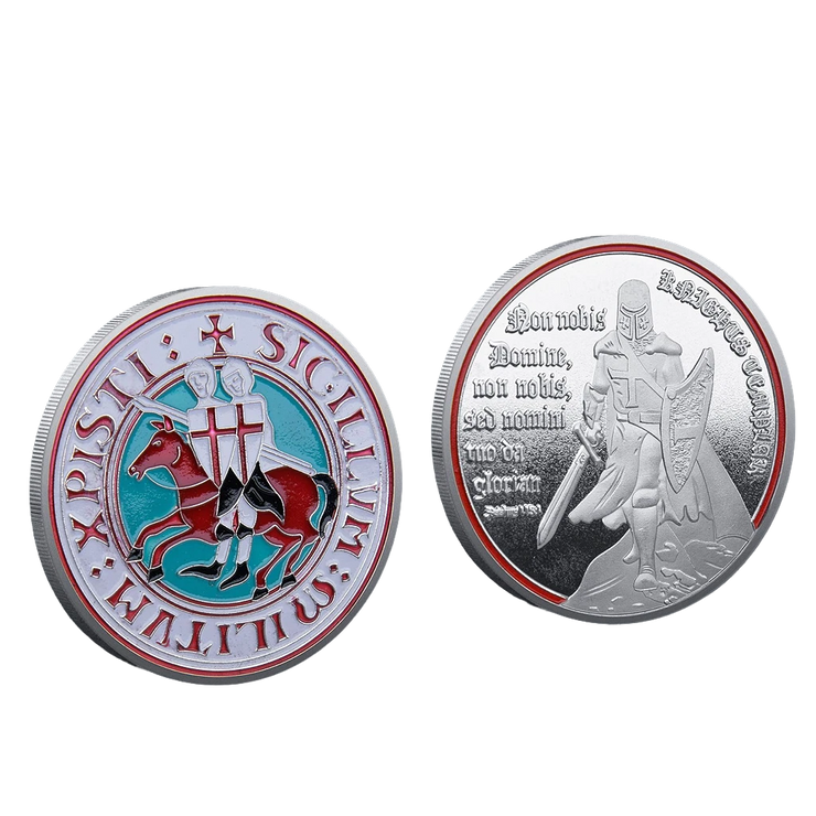 Armor of the Gods Battle Knights Challenge Coins-Atsknsk