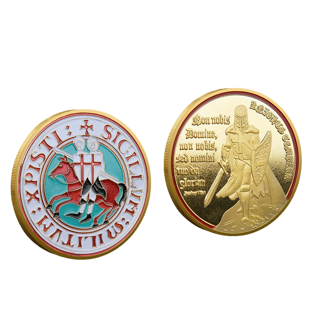 Armor of the Gods Battle Knights Challenge Coins-Atsknsk