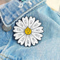 Yes or No Daisy Rotatable Wheel Enamel Pin Spinning Interactive Pendant