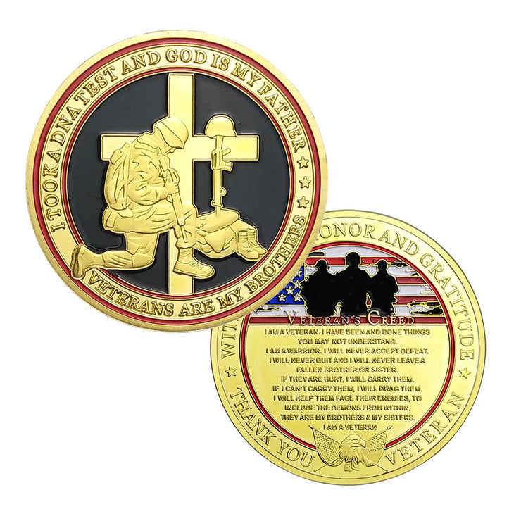 With Respect Honor And Gratitude Military Challenge Coins