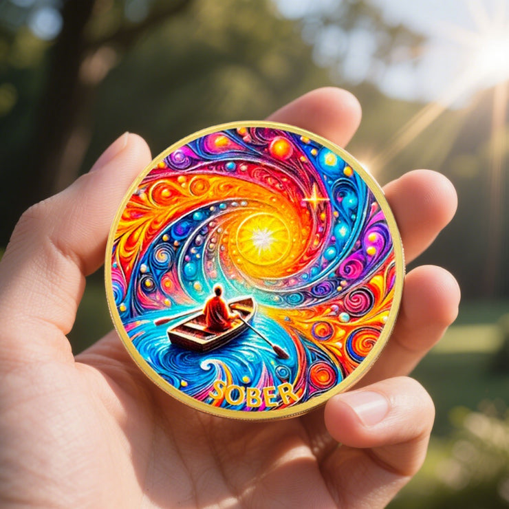 Personalized Recovery One Day at a Time  Sobriety Coin