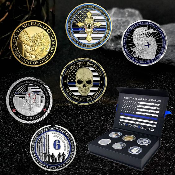 ATSKNSK LEO Challenge Coin Gift Pack 6 Coins