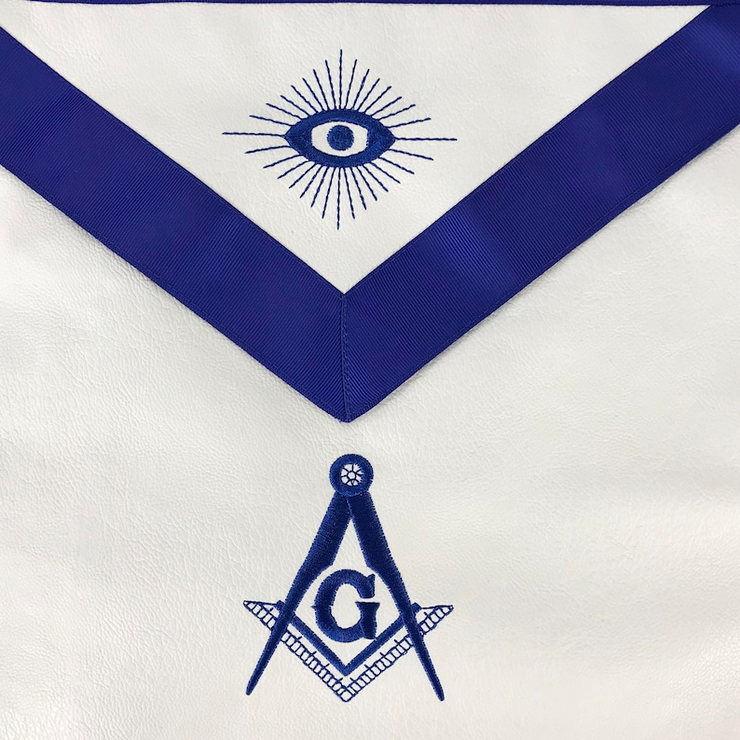 Masonic Blue Lodge Master Mason Apron