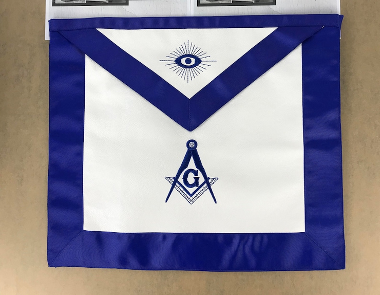 Masonic Blue Lodge Master Mason Apron