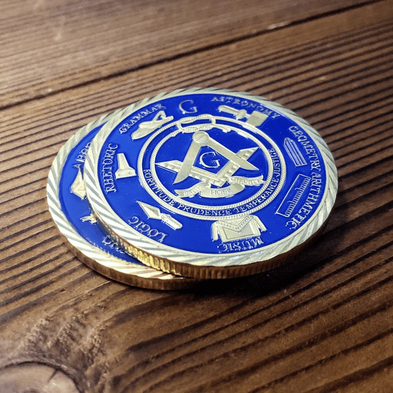 Brotherhood of Freemasonry's Challenge Coin