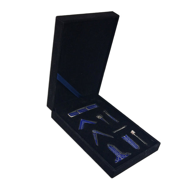 9 Different Masonic Working Tools Metal Decoration