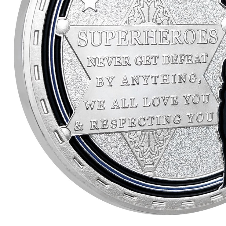 Sheriff & K9 Challenge Coin Law Enforcement Shield Badge Police Collectible Medallion